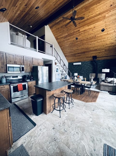 Interior view as you enter our cabin