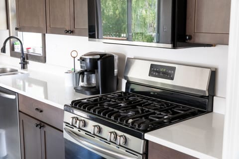 Fully stocked kitchen