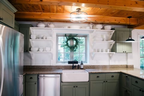Fully stocked kitchen
