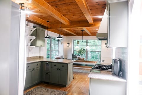 Fully stocked kitchen