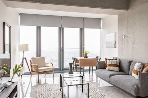 Living area with bedroom