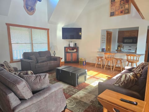 Open Concept with Bar