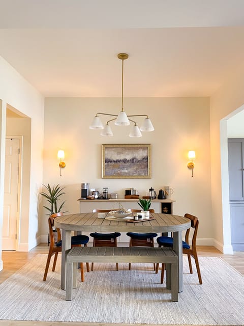 Gathering table! Exceptionally wide at 48" and 71" long. Can extend to 93" 