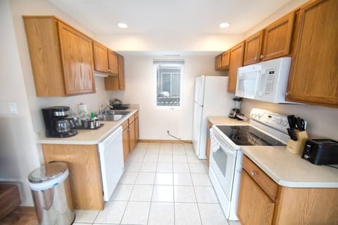Fully stocked kitchen