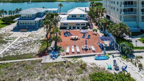 Our semi private beach far from the crowds