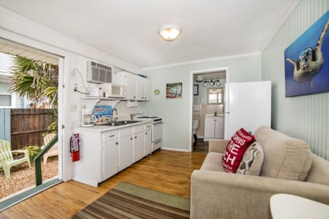 small but comfortable  sitting area