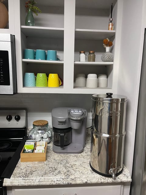 Keurig/water filtration/coffee/tea mugs. 