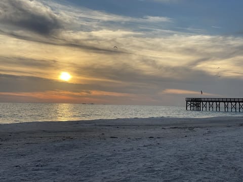 Sunset view at Redington Beach - just a 5 minute walk from the house!