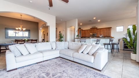 Living room angle from TV corner