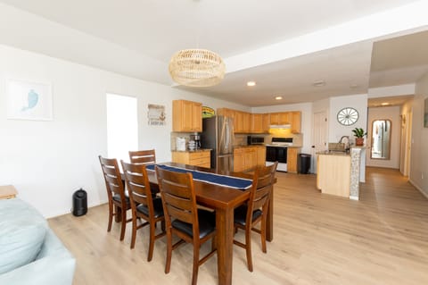 Open floor plan allows you to access the dining and kitchen easily. 