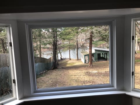 View from dining room