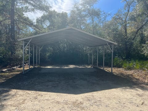 Covered 2 vehicle parking