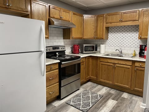 Kitchen is full equipped with all utensils you will need during your visit.