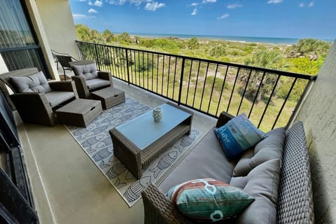 Oceanfront balcony