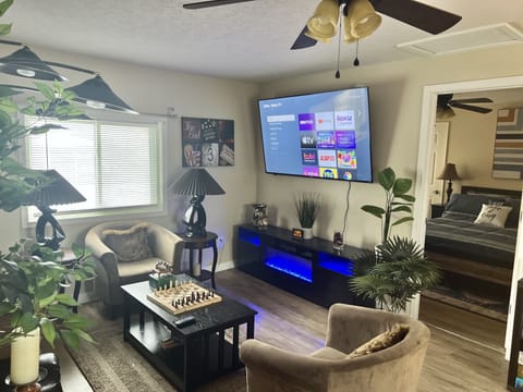 Our Living room is the perfect entertainment room. 