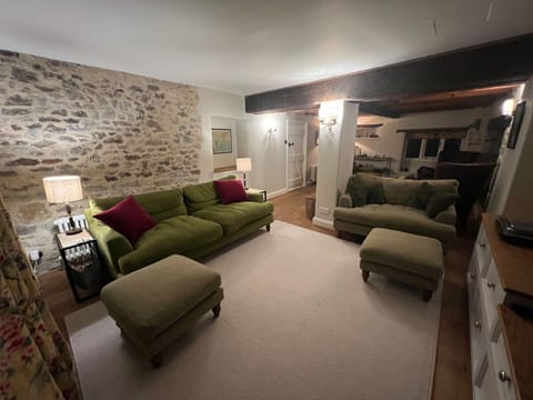 Real beams in our 17th century home 