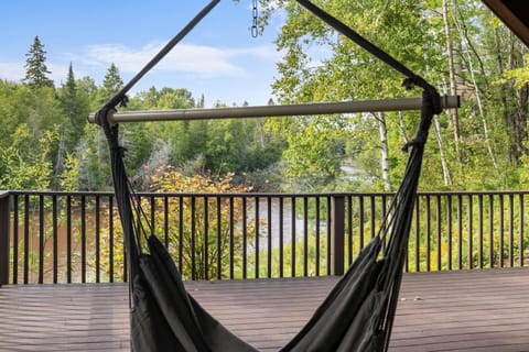 Lounge in the hammock swing by the River