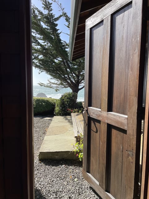 private door into your hideaway
