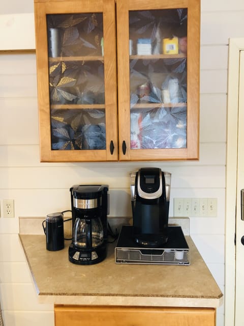 Enjoy coffee or tea from our fully stocked coffee bar.