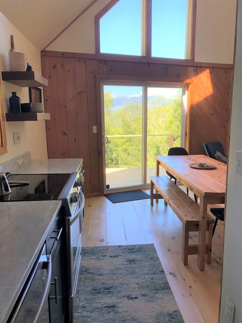 There's a view even while you work in the kitchen!