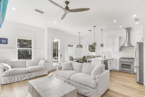 First Floor Den Looking into Kitchen