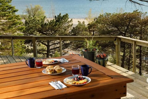 View from the deck of Lake Michigan!