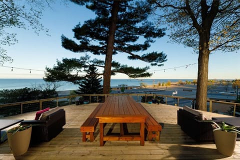 View from the deck of Lake Michigan!