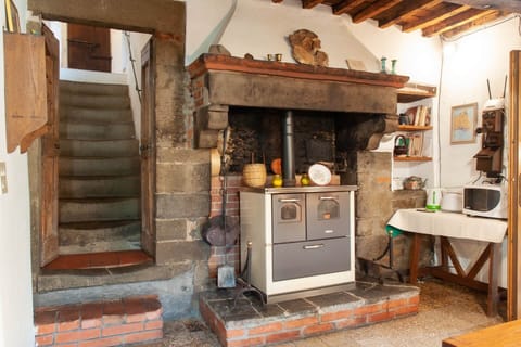 The kitchen at Casale Rancaccio