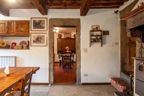The kitchen at Casale Rancaccio