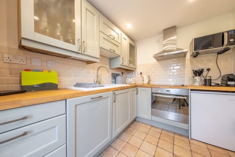 Ground floor: A well-equipped kitchen