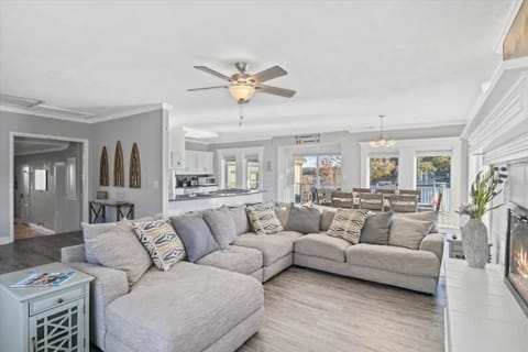 Located on the main level the Living Room has an open floor plan.