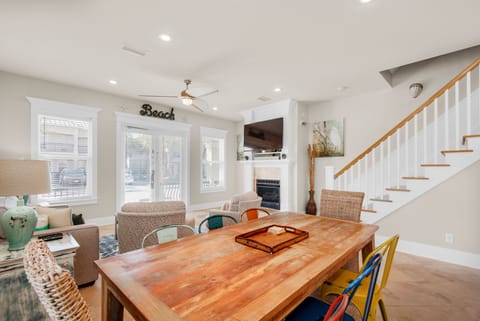 Dining to living room view