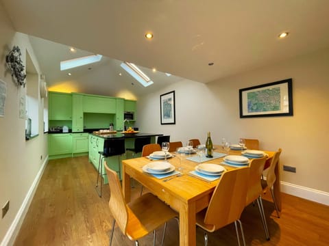 Wordsworth House has a very spacious open plan kitchen and diner, perfect for a large group