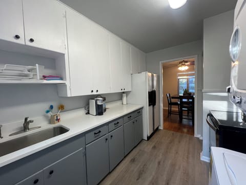 Updated kitchen with new flooring, Quartz countertop, new appliances.
