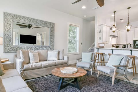 Crystal Gold - Living Area into Kitchen