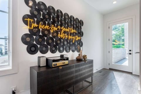 Spin your favorite records and enjoy music surrounded by stylish vinyl wall art.