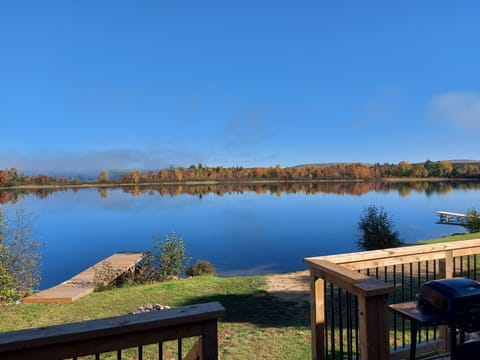 View from your 30 ft wide Deck as you step out  from the Living/Dining  Area