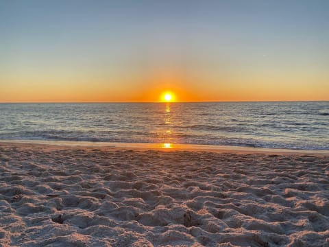 Sunset from Beach across the street