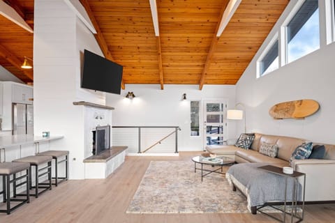 Open living, dining, and kitchen layout is perfect for small groups and families looking to enjoy time together and make memories.