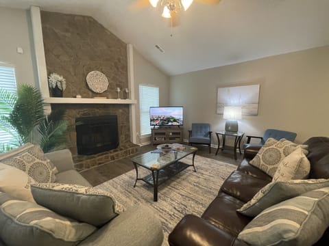 Large Living Room with Fire Place