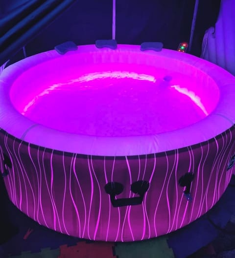Relax and digital detox in the LED Hot Tub