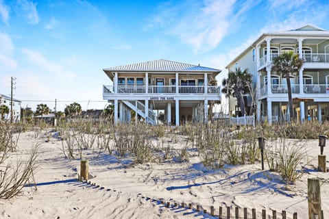 exterior from beach