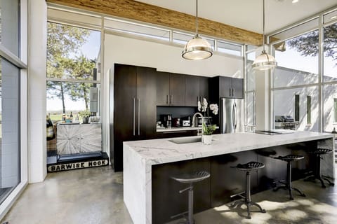 Fully stocked kitchen has everything you need