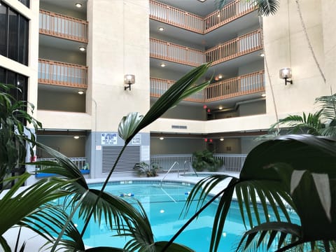 Ocean Walk indoor Pool in atrium is steps away.