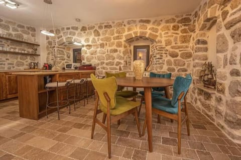 Dining area with kitchen