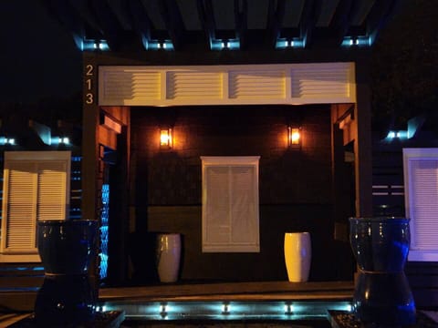 Led & Lantern lights are hard to miss during your nights here.