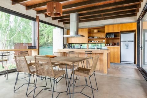 Dinning area and kitchen