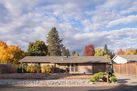 In the process of replacing the front lawn with trees, plants, and flowers!
