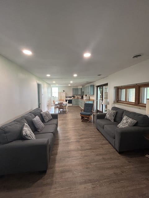 Family room off kitchen