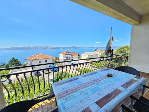 terrace with sea view